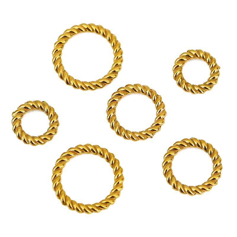Coupling 8Mm - 10pcs PVD Never Fade Stainless Steel