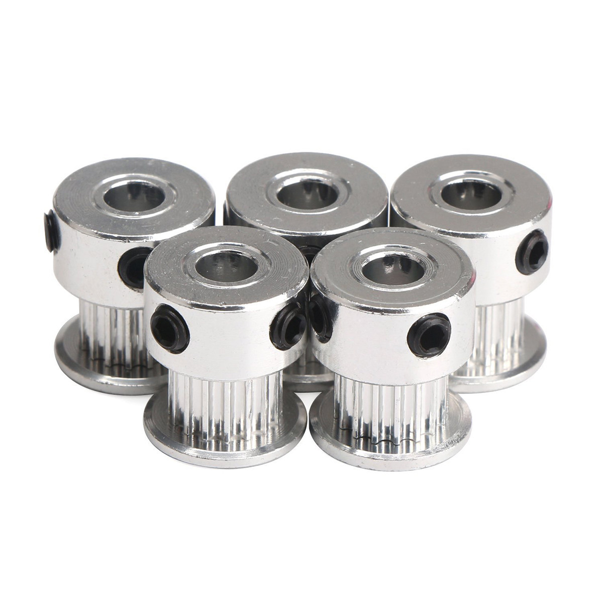 Gt2 Pulley - 5Pcs Aluminum Gt2 Pulleys 20 Teeth