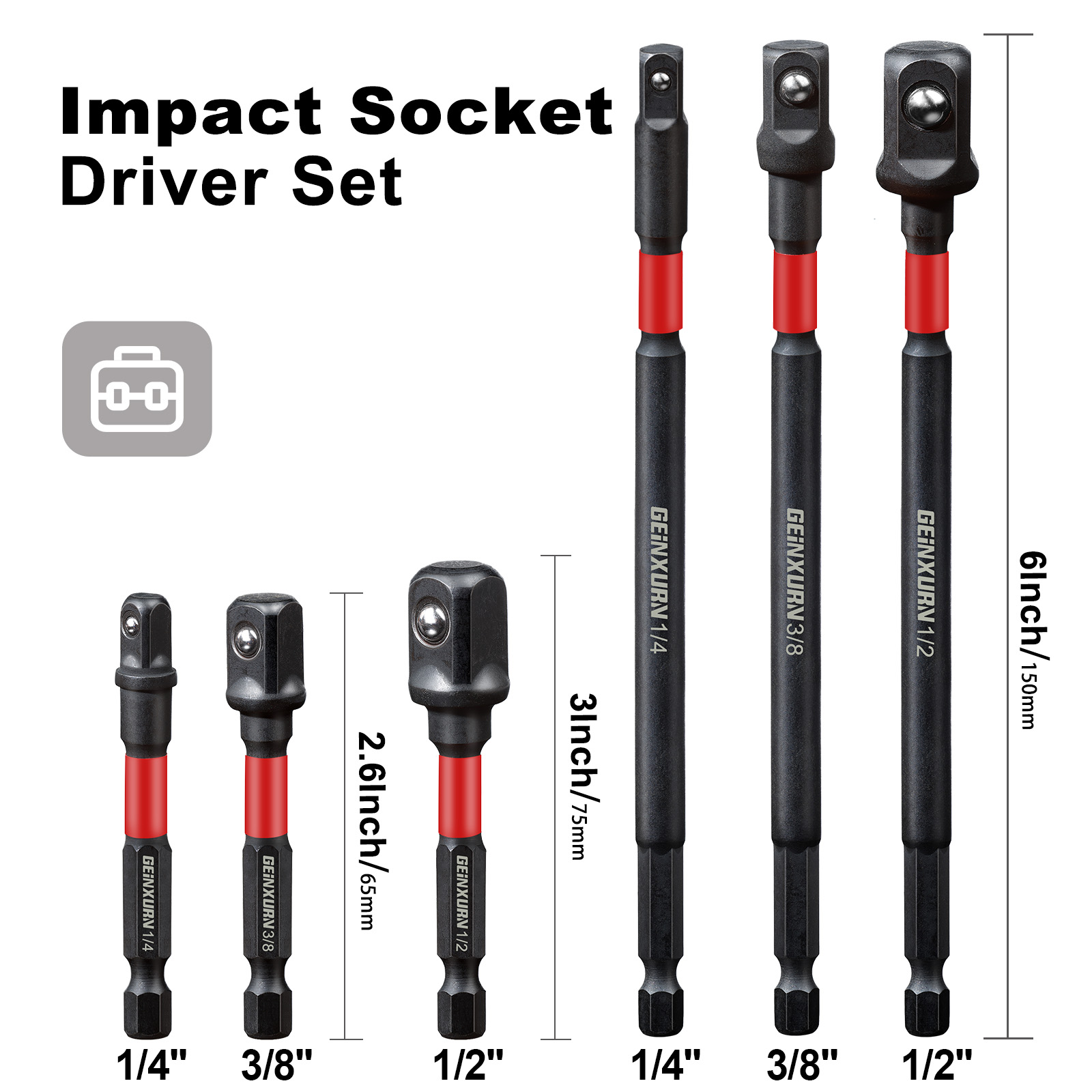 Geinxurn Impact Socket Adapter - đánh giá và giá Cnc Bits