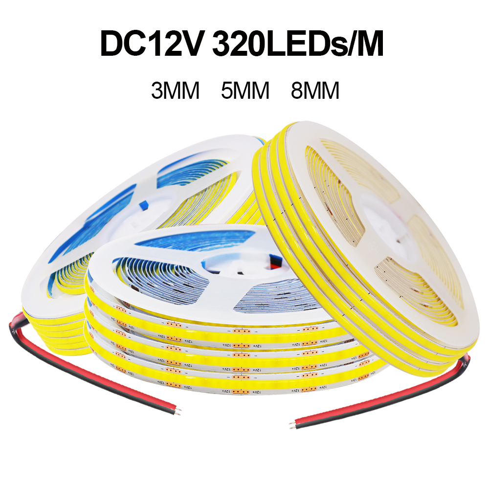 3MM 5MM 8MM COB Strip 5V 12V 3 - đánh giá và giá Linear Rod 8Mm