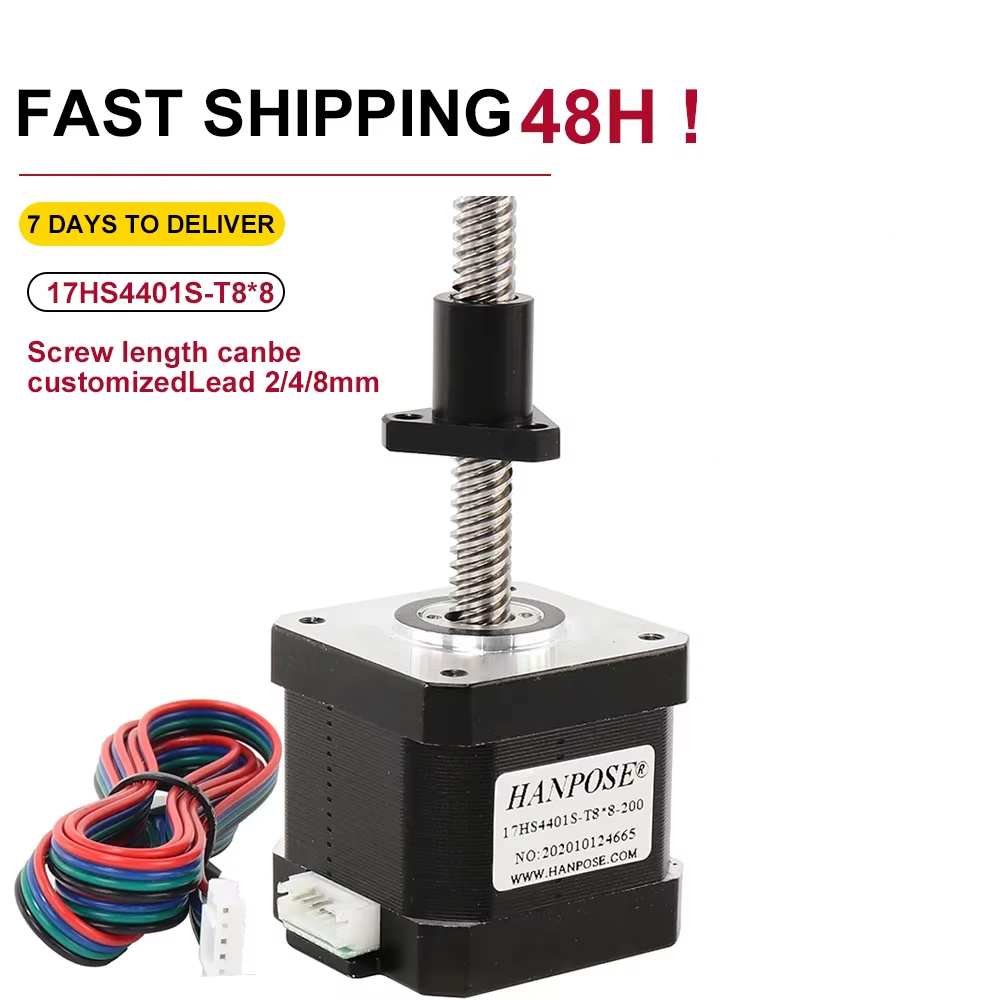 Nema17 Stepper Motor 17HS4401S - đánh giá và giá Lead Screw 8Mm