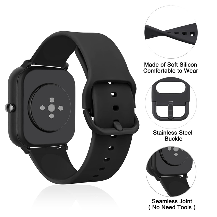 Silicone Watch band For Amazfi - đánh giá và giá Gt2 Pulley