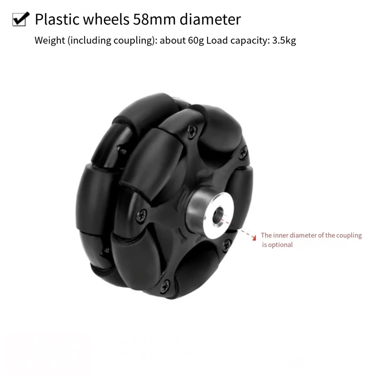 Metal Omni Wheel Intelligent W - đánh giá và giá Coupling 8Mm