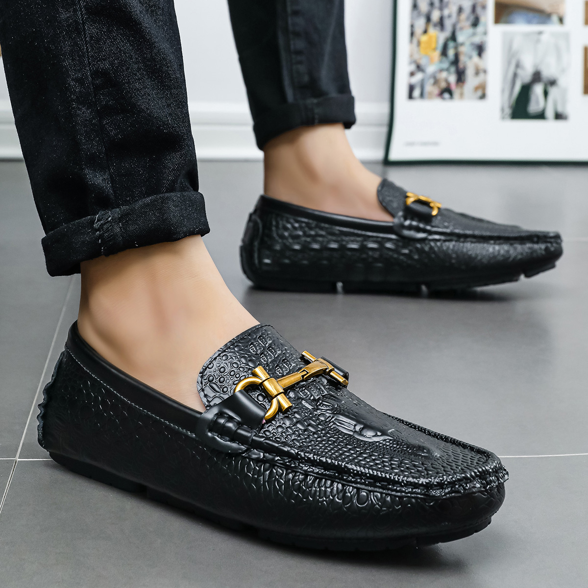 Driving Shoes for Men Brown Cr - đánh giá và giá Cnc Bits