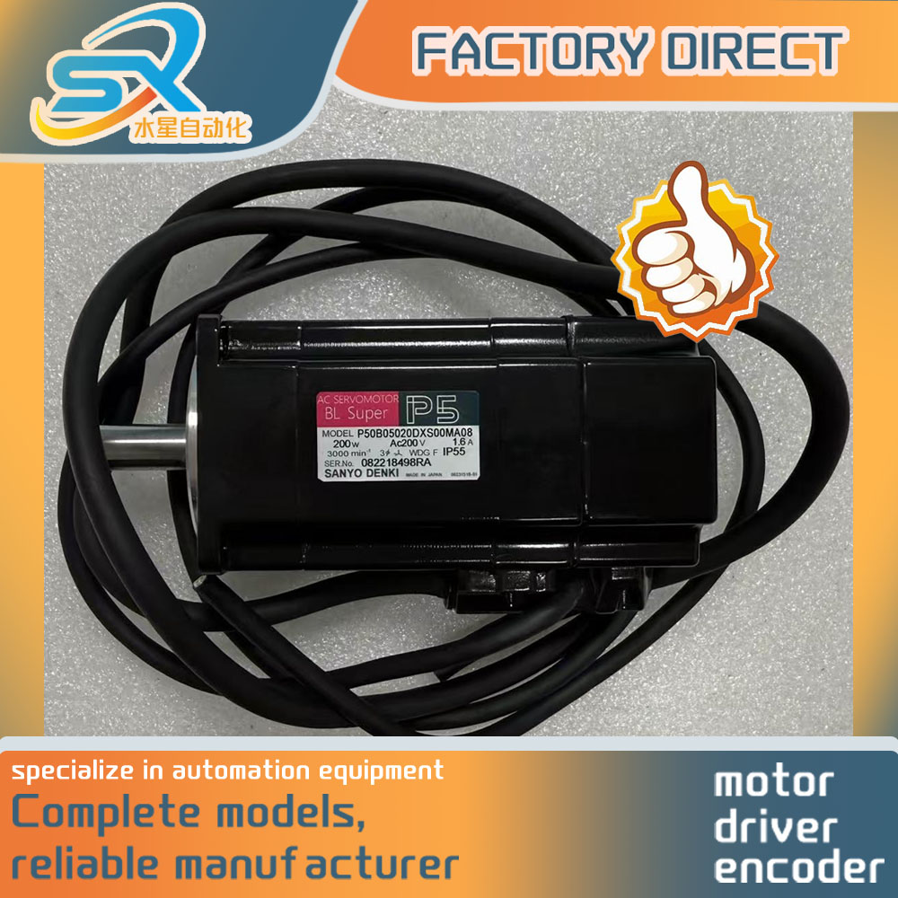New Sanyo AC Servo Motor P50B0 - đánh giá và giá Servo Motor