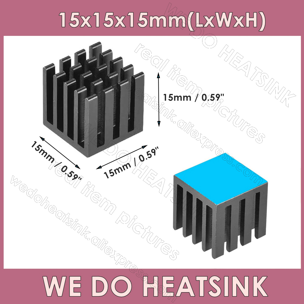 Tản Nhiệt Nhôm 15X15X15Mm/0.59 - đánh giá và giá Aluminium Extrusion