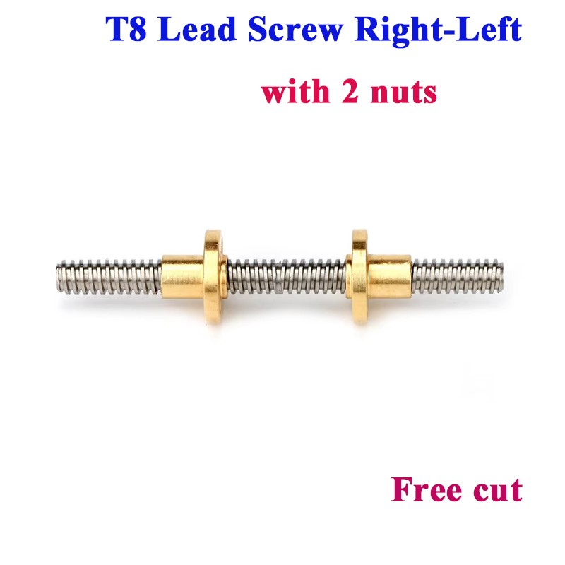 T8 Lead Screw Right-Left Threa - đánh giá và giá Lead Screw 8Mm