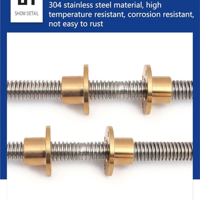 T8 Lead Screw Right-Left Threa - đánh giá và giá Lead Screw 8Mm