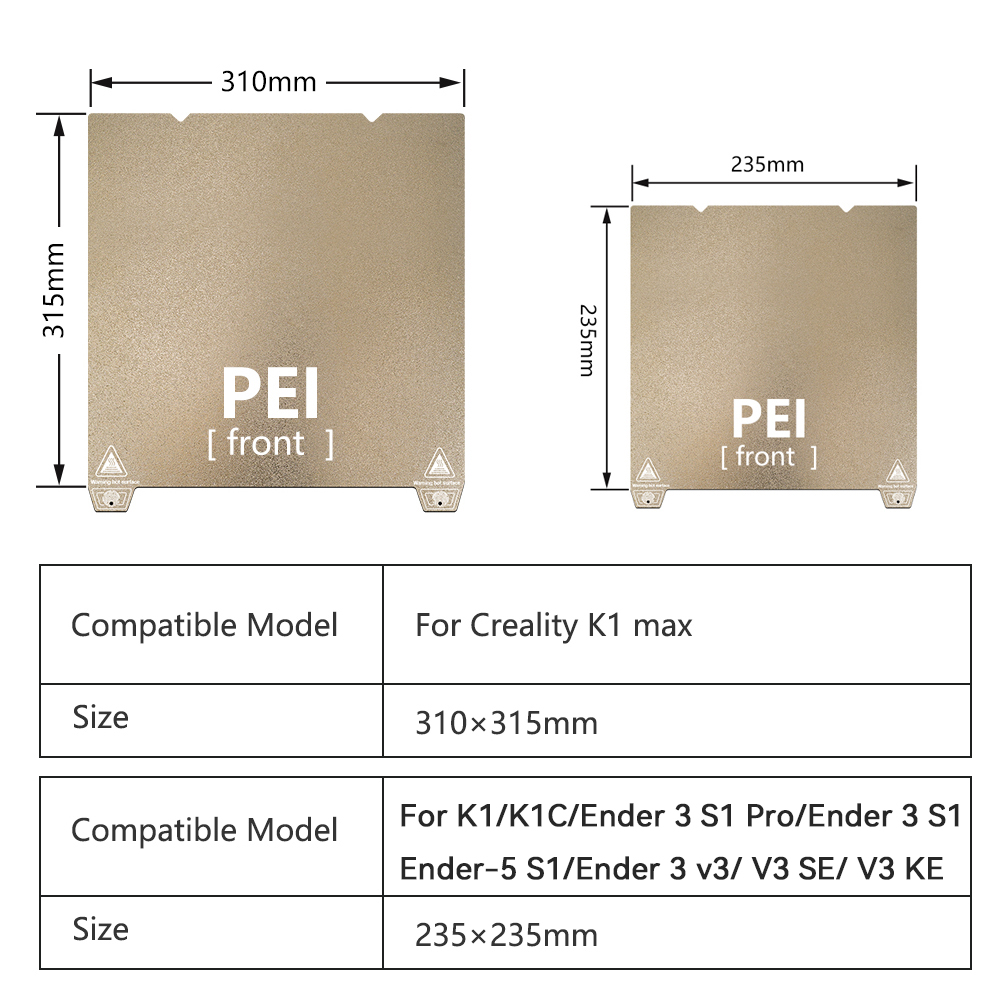K1 Max Build Plate For Crealit - đánh giá và giá Aluminium Profile 2020