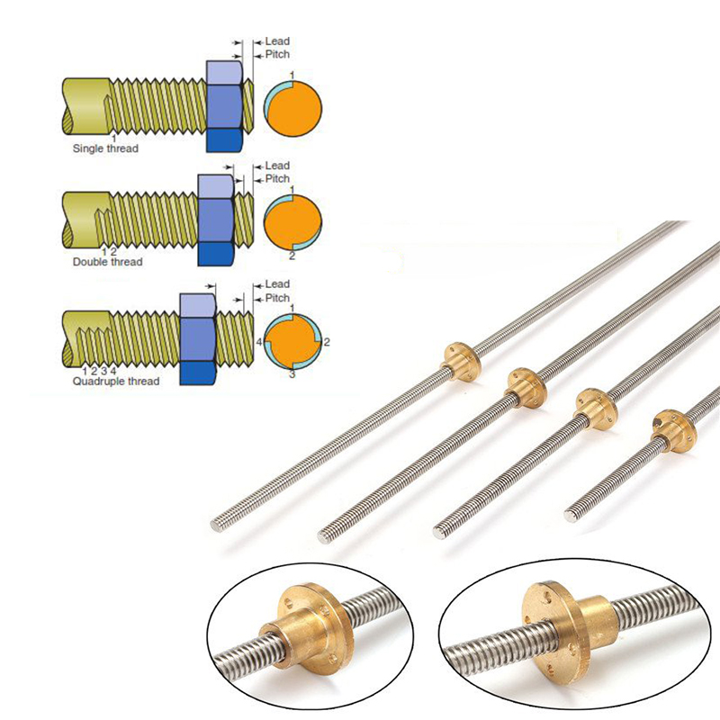 T10 Lead Screw 304 Stainless S - đánh giá và giá Lead Screw 8Mm