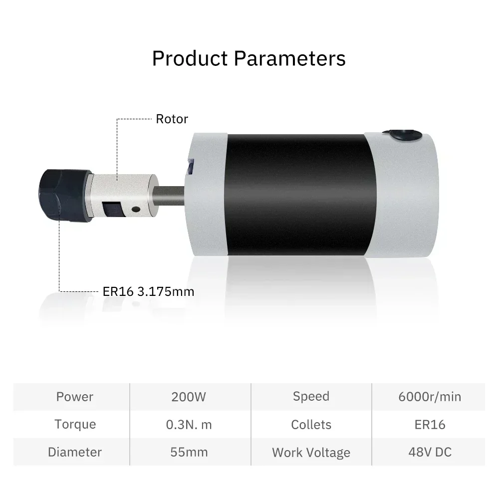 BLDC Brushless Spindle Motor 4 - đánh giá và giá Water Cooled Spindle
