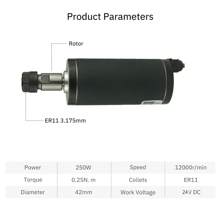 BLDC Brushless Spindle Motor 4 - đánh giá và giá Water Cooled Spindle
