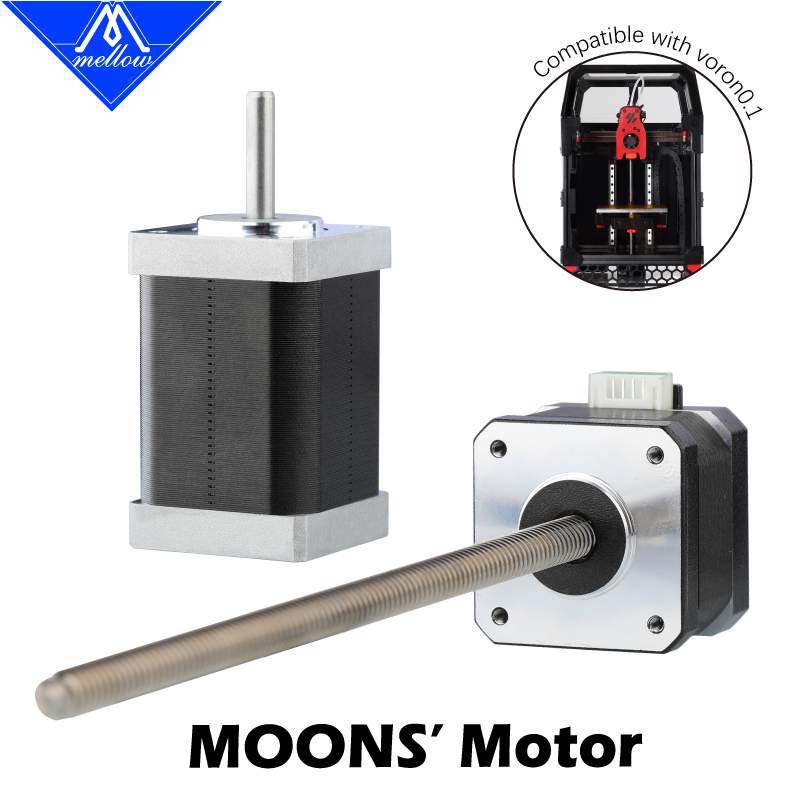 Mellow MOONS XY Shaft Nema 14  - đánh giá và giá Nema 17 Stepper