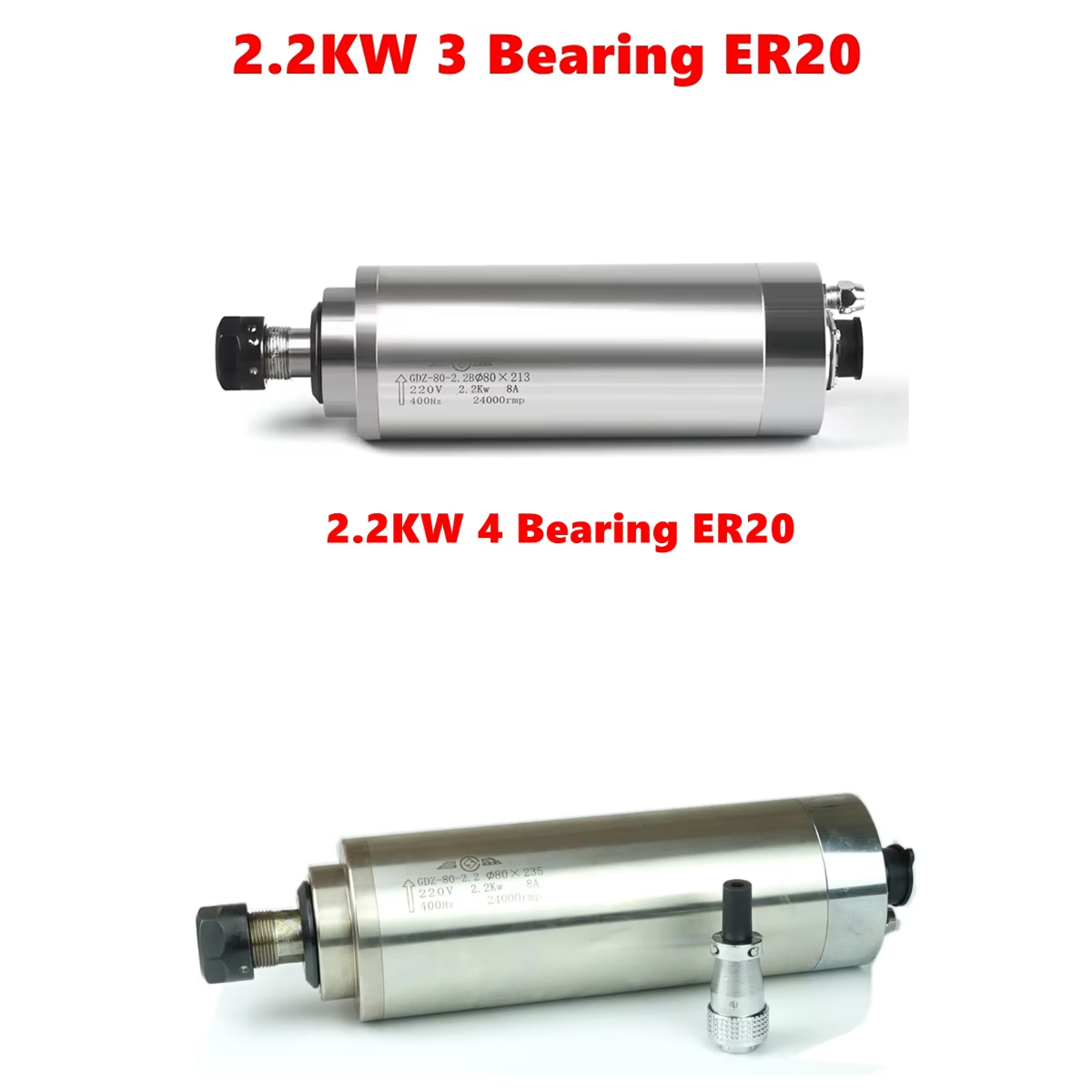 2.2KW Water Cooled Spindle Mot - đánh giá và giá Water Cooled Spindle