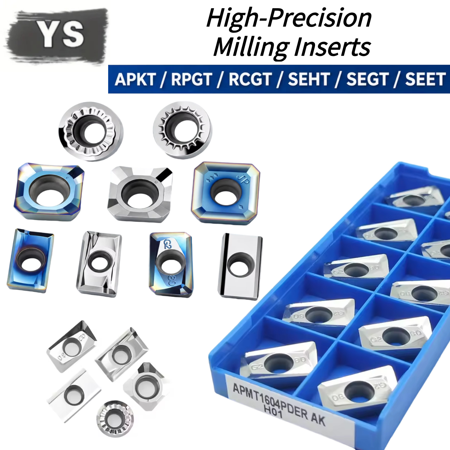 10PCS APKT APGT RCGT SEHT Carb - đánh giá và giá End Mill