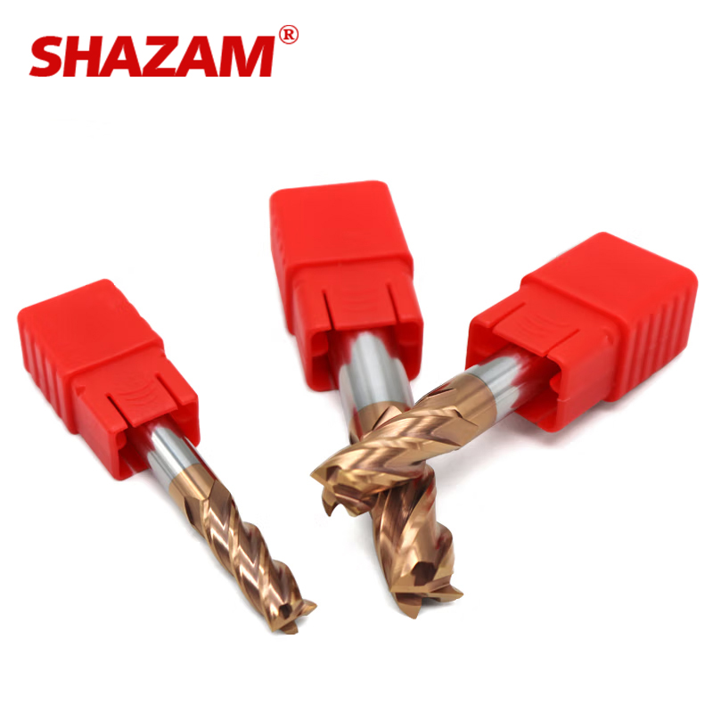SHAZAM HRC55 4-Flute Flat End  - đánh giá và giá End Mill Set