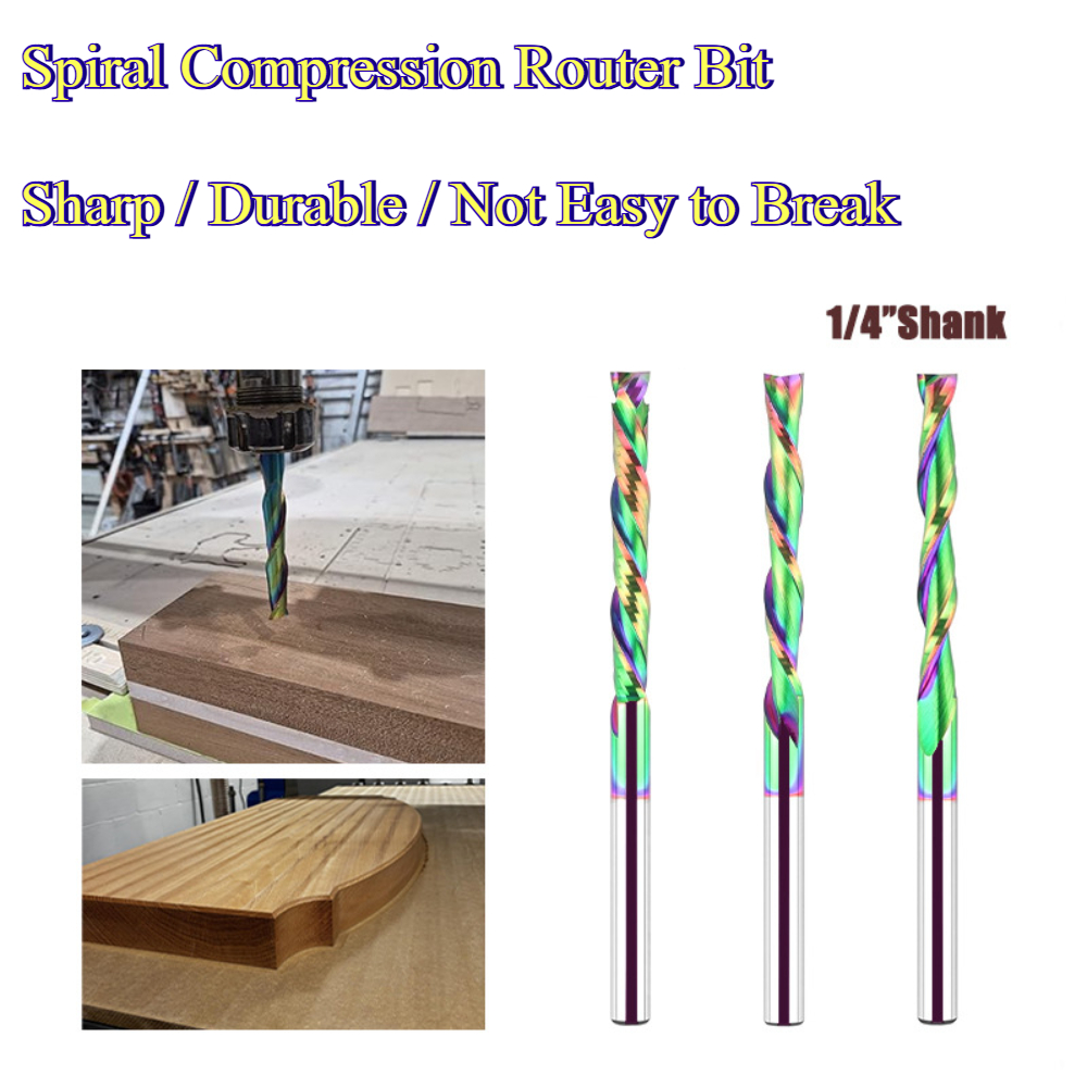 Spiral Compression Router Bit  - đánh giá và giá Cnc Bits