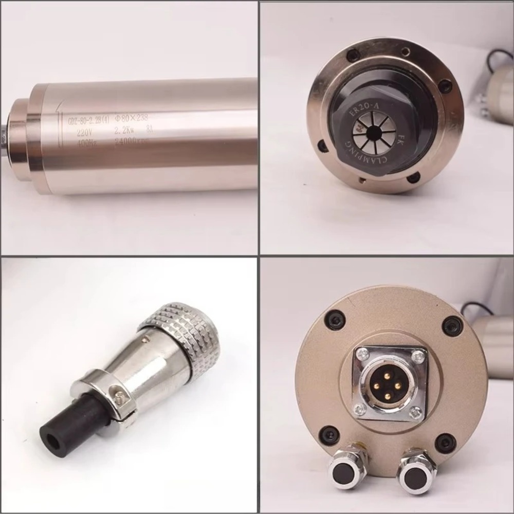 Er20 80 mm Diameter Water Cool - đánh giá và giá Water Cooled Spindle