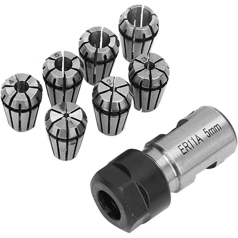 8-piece ER11A 1-7mm spring chu - đánh giá và giá End Mill Set