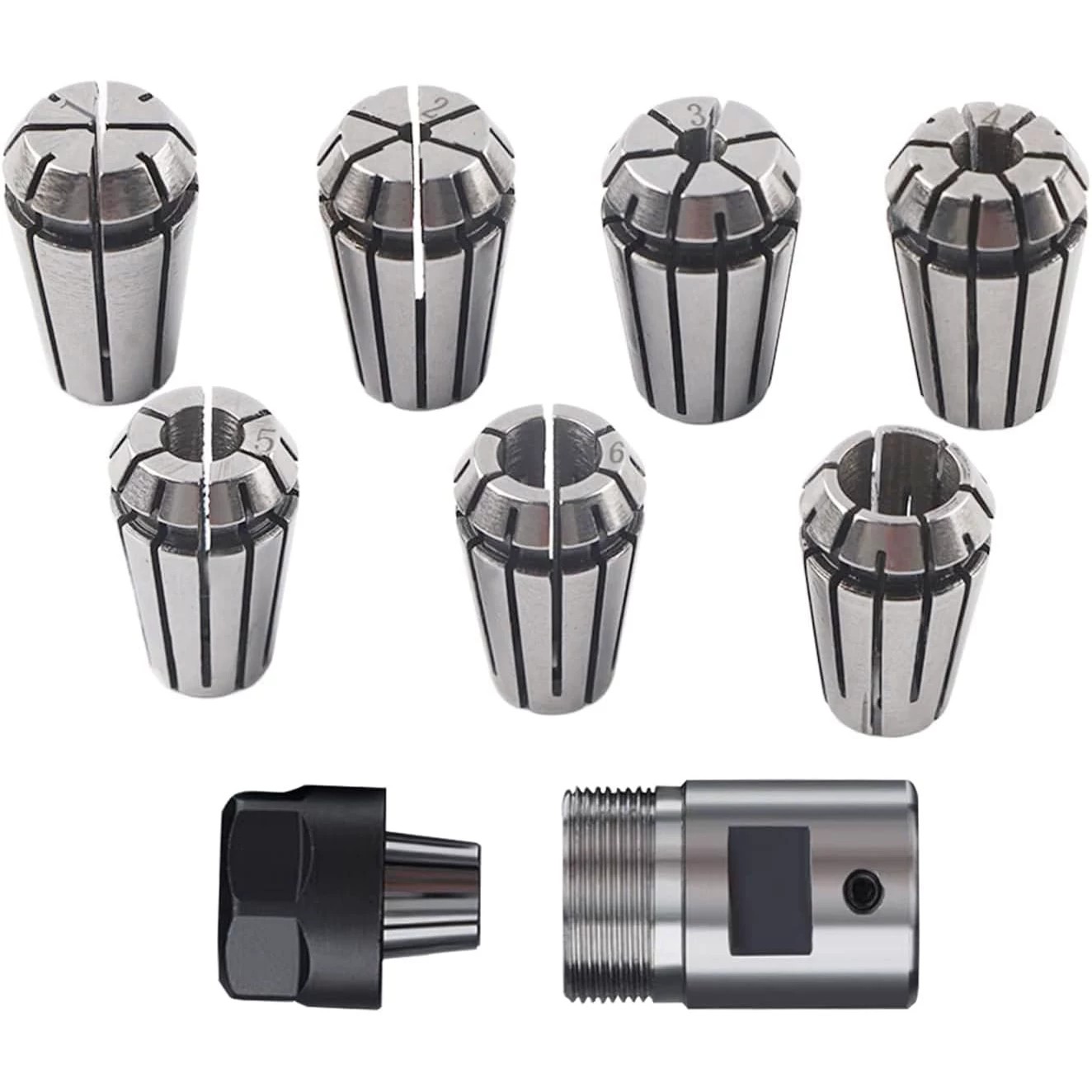 8-piece ER11A 1-7mm spring chu - đánh giá và giá End Mill Set