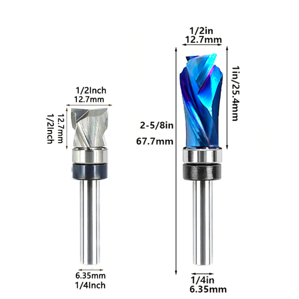 Spiral Flush Trim Router Bit T - đánh giá và giá Cnc Bits